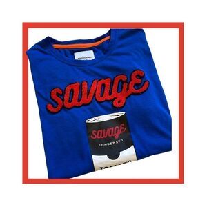 Bushwick Supply New York Savage Condensed Tomato Soup Can Logo - Small